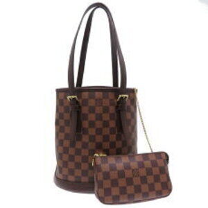 Louis Vuitton Mare Shoulder Bag Pouch Damier Brown
